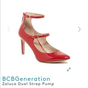 BCBG GENERATION DUAL STRAP PUMP